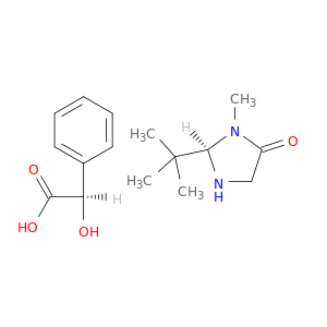 (R)-2-(tert-Butyl)-3-methyl-4-oxoimidazolidin-1-ium (R)-2-hydroxy-2-phenylacetate