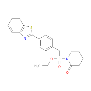 Phosphinic acid,[[4-(2-benzothiazolyl)phenyl]methyl](2-oxo-1-piperidinyl)-, ethyl ester (9CI)