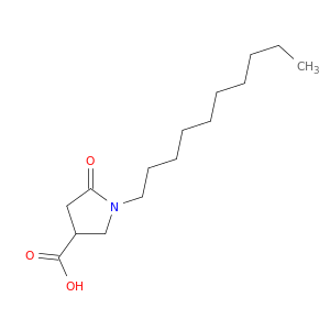 1-癸基-5-氧代-3-吡咯烷羧酸