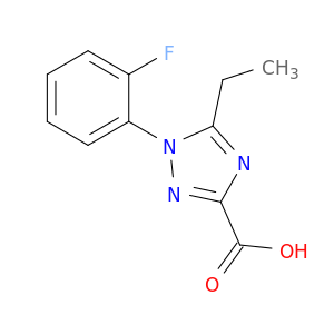5-Ethyl-1-(2-fluorophenyl)-1H-1,2,4-triazole-3-carboxylic Acid