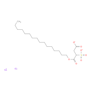 丁二烯酸,2-磺酸,1-十六烷基酯,钠盐(1：2)