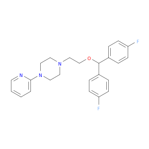 Piperazine,1-[2-[bis(4-fluorophenyl)methoxy]ethyl]-4-(2-pyridinyl)-