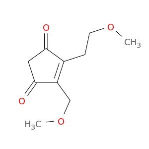 4-Cyclopentene-1,3-dione, 4-(2-methoxyethyl)-5-(methoxymethyl)-