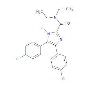 1H-Imidazole-2-carboxamide, 4,5-bis(4-chlorophenyl)-N,N-diethyl-
