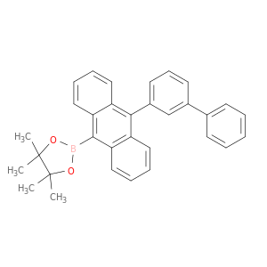 2-(10-([1,1'-联苯基]-3-基)蒽-9-基)硼酸频那醇酯