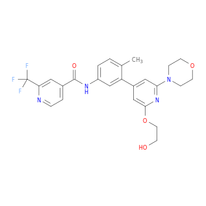 N-[3-[2-(2-羟基乙氧基)-6-(4-吗啉基)-4-吡啶基]-4-甲基苯基]-2-(三氟甲基)-4-吡啶甲酰胺