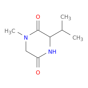 2,5-Piperazinedione, 1-methyl-3-(1-methylethyl)-