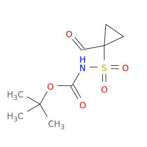 tert-Butyl N-[(1-formylcyclopropyl)sulfonyl]carbamate