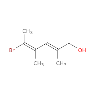 2,4-Hexadien-1-ol, 5-bromo-2,4-dimethyl-, (E,E)-