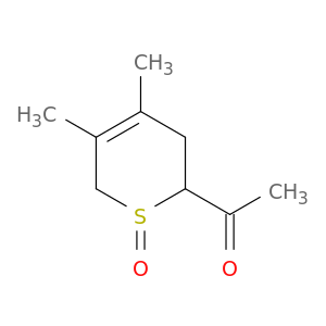 Ethanone, 1-(3,6-dihydro-4,5-dimethyl-1-oxido-2H-thiopyran-2-yl)-