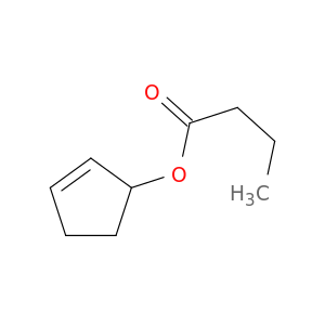 Butanoic acid, 2-cyclopenten-1-yl ester