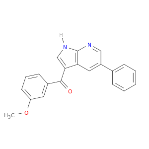 Methanone, (3-methoxyphenyl)(5-phenyl-1H-pyrrolo[2,3-b]pyridin-3-yl)-