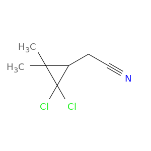 Cyclopropaneacetonitrile, 2,2-dichloro-3,3-dimethyl-