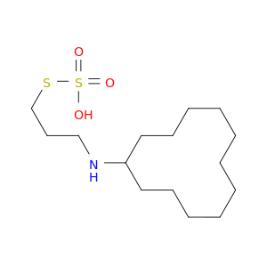 Thiosulfuric acid,S-[3-(cyclododecylamino)propyl] ester