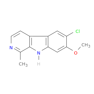 9H-Pyrido[3,4-b]indole, 6-chloro-7-methoxy-1-methyl-