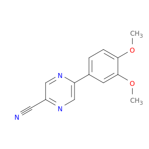 Pyrazinecarbonitrile, 5-(3,4-dimethoxyphenyl)-