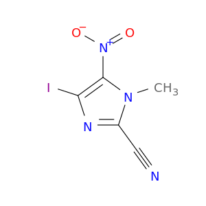 4-碘-1-甲基-5-硝基-1H-咪唑-2-碳腈