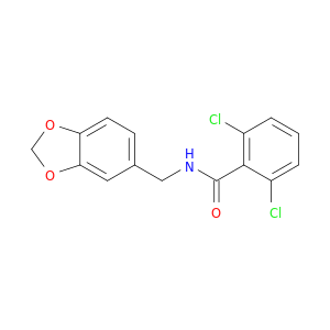 N-(苯并[d][1,3]二氧杂环戊烯-5-基甲基)-2,6-二氯苯甲酰胺