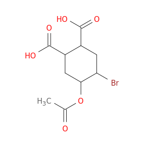 1,2-Cyclohexanedicarboxylic acid, 4-(acetyloxy)-5-bromo-