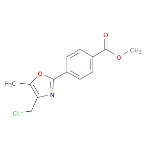 Methyl 4-[4-(chloromethyl)-5-methyl-1,3-oxazol-2-yl]benzoate