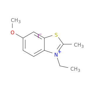 3-乙基-6-甲氧基-2-甲基苯并噻唑碘盐