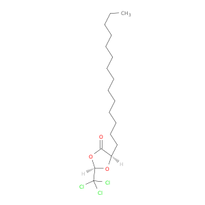 1,3-Dioxolan-4-one, 5-tetradecyl-2-(trichloromethyl)-, cis-
