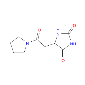 5-[2-Oxo-2-(pyrrolidin-1-yl)ethyl]imidazolidine-2,4-dione