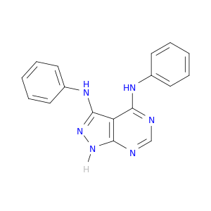 1H-Pyrazolo[3,4-d]pyrimidine-3,4-diamine, N,N'-diphenyl-
