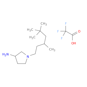3-Pyrrolidinamine, 1-(3,5,5-trimethylhexyl)-, trifluoroacetate