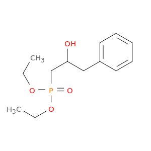 Phosphonic acid, (2-hydroxy-3-phenylpropyl)-, diethyl ester