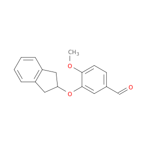 Benzaldehyde, 3-[(2,3-dihydro-1H-inden-2-yl)oxy]-4-methoxy-