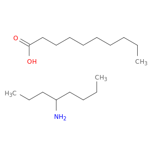decanoic acid, compd. with n-butyl-1-butanamine(1:1)