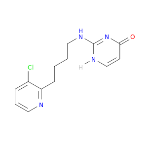 4(1H)-Pyrimidinone, 2-[[4-(3-chloro-2-pyridinyl)butyl]amino]-