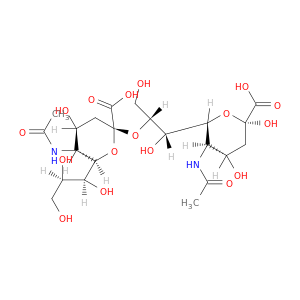 (2S,4S,5R,6R)-5-acetamido-2-[(1S,2R)-1-[(2R,3R,4S,6R)-3-acetamido-6-carboxy-4,6-dihydroxy-oxan-2-yl]-1,3-dihydroxy-propan-2-yl]oxy-4-hydroxy-6-[(1S,2R)-1,2,3-trihydroxypropyl]oxane-2-carboxylic acid