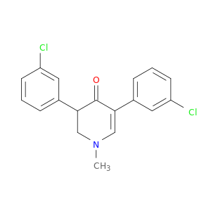 4(1H)-Pyridinone, 3,5-bis(3-chlorophenyl)-2,3-dihydro-1-methyl-