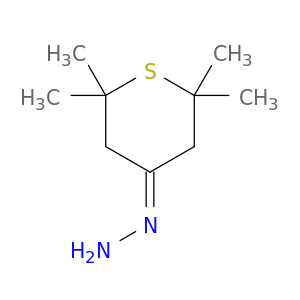 4H-Thiopyran-4-one, tetrahydro-2,2,6,6-tetramethyl-, hydrazone