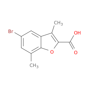 5-bromo-3,7-dimethyl-1-benzofuran-2-carboxylic acid