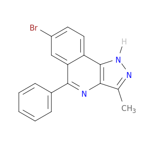 1H-Pyrazolo[4,3-c]isoquinoline, 7-bromo-3-methyl-5-phenyl-