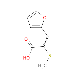 2-Propenoic acid, 3-(2-furanyl)-2-(methylthio)-