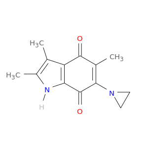 1H-Indole-4,7-dione, 6-(1-aziridinyl)-2,3,5-trimethyl-