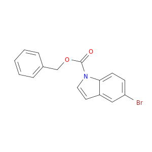 1H-Indole-1-carboxylic acid, 5-bromo-, phenylmethyl ester