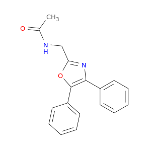 N-((4,5-DIPHENYL-2-OXAZOLYL)METHYL)ACETAMIDE