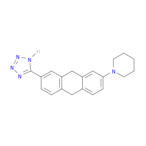 Piperidine, 1-[9,10-dihydro-7-(1H-tetrazol-5-yl)-2-anthracenyl]-