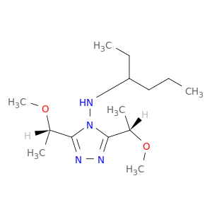 4H-1,2,4-Triazol-4-amine, N-(1-ethylbutyl)-3,5-bis[(1S)-1-methoxyethyl]-