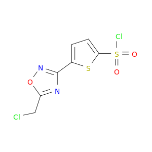 5-[5-(氯甲基)-1,2,4-恶二噻唑-3-基]-2-苯苯磺酰基氯