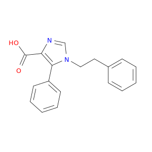 1H-Imidazole-4-carboxylic acid, 5-phenyl-1-(2-phenylethyl)-
