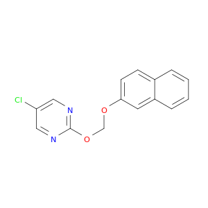 Pyrimidine, 5-chloro-2-[(2-naphthalenyloxy)methoxy]-