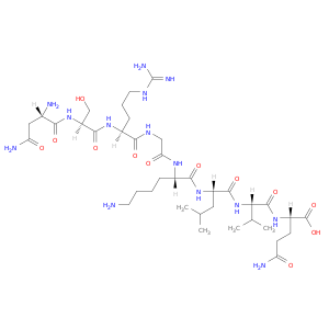 L-Glutamine, L-asparaginyl-L-seryl-L-arginylglycyl-L-lysyl-L-leucyl-L-valyl-