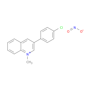 Quinolinium, 3-(4-chlorophenyl)-1-methyl-, nitrite