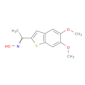 Ethanone, 1-(5,6-dimethoxybenzo[b]thien-2-yl)-, oxime